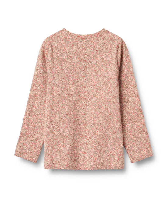 Wheat T-shirt L/S Manna rose dust flower